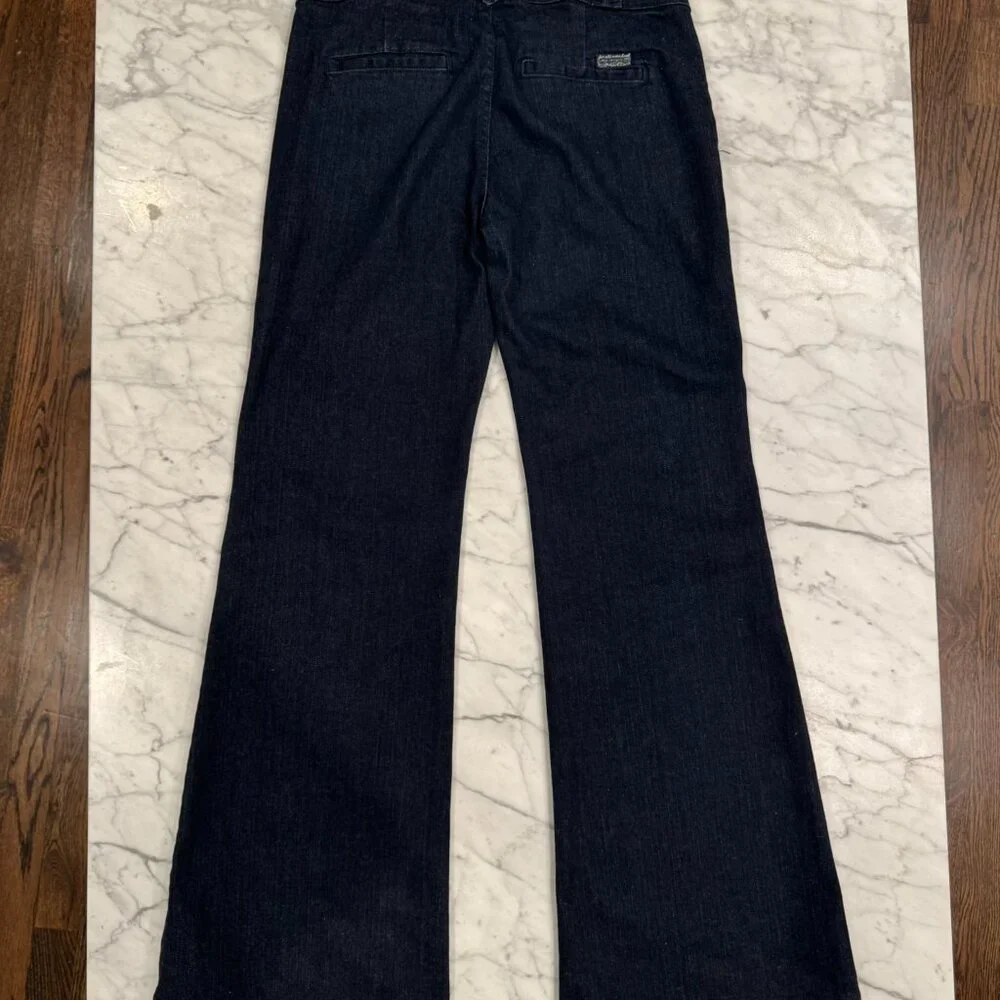 7 For all Mankind Flared Denim With Straps - Picture 5 of 5